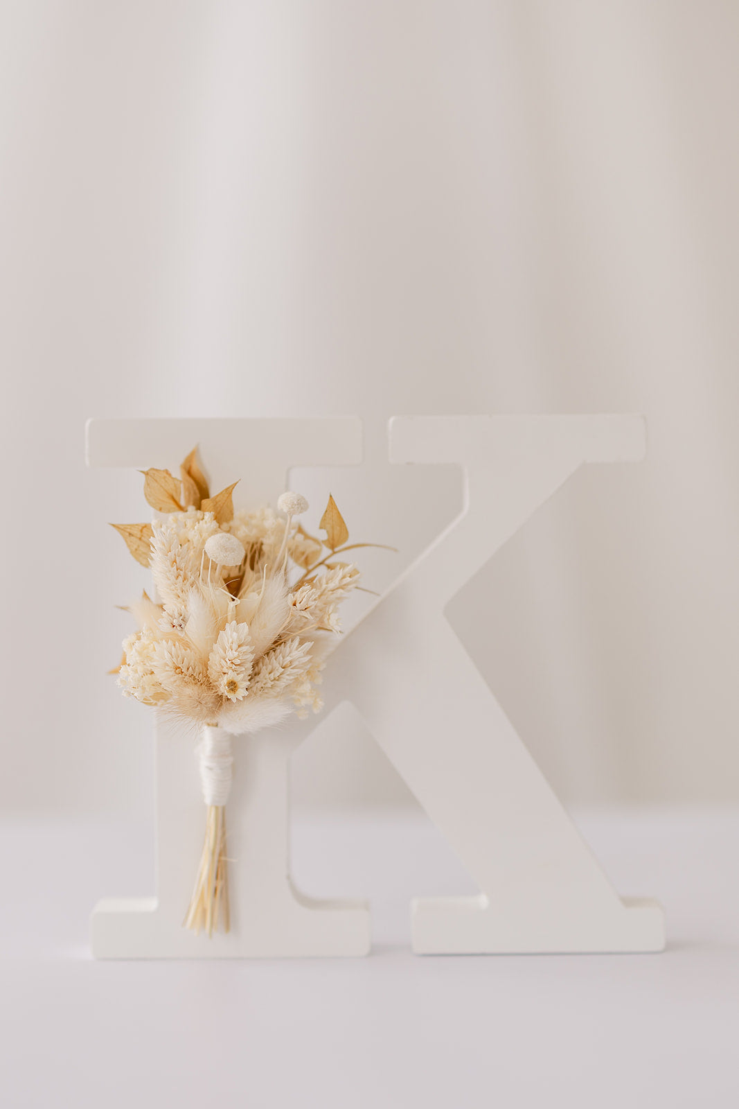 Bloemcreactie | Bloemen letter