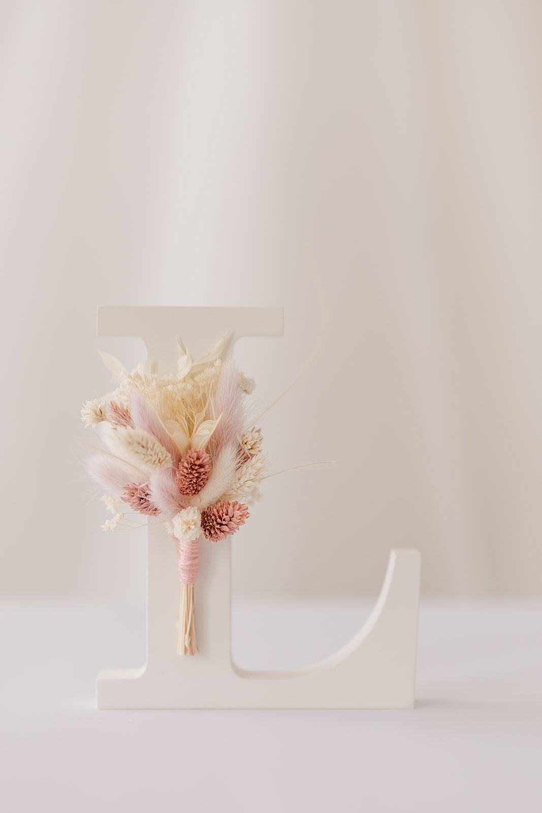 Bloemcreactie | Bloemen letter