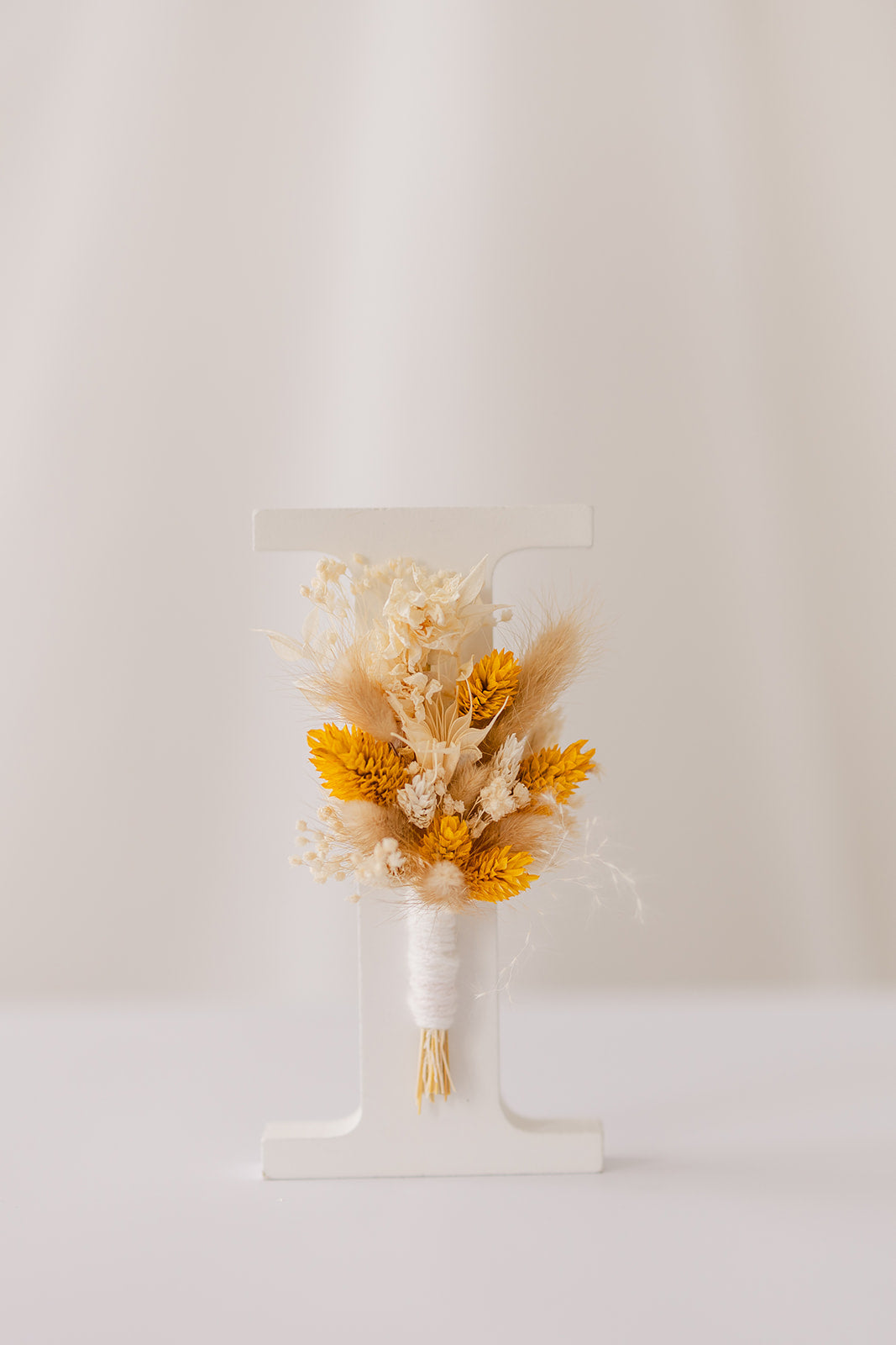 Bloemcreactie | Bloemen letter