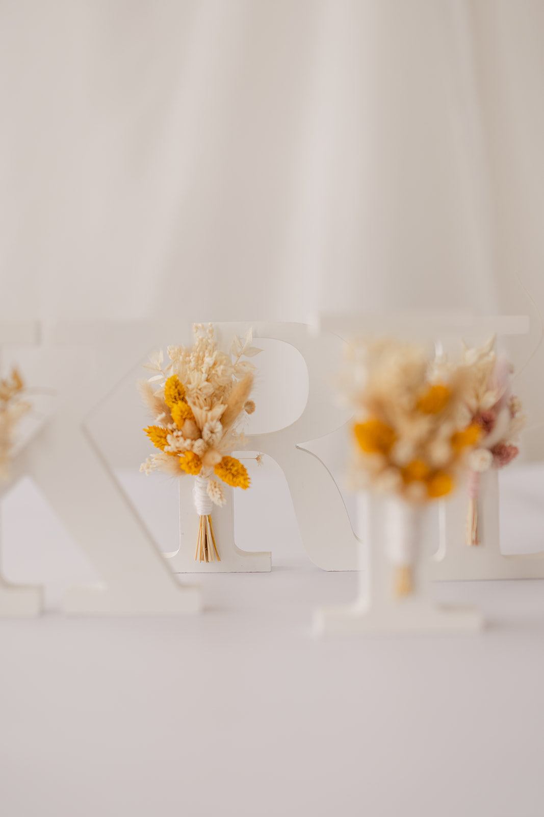 Bloemcreactie | Bloemen letter