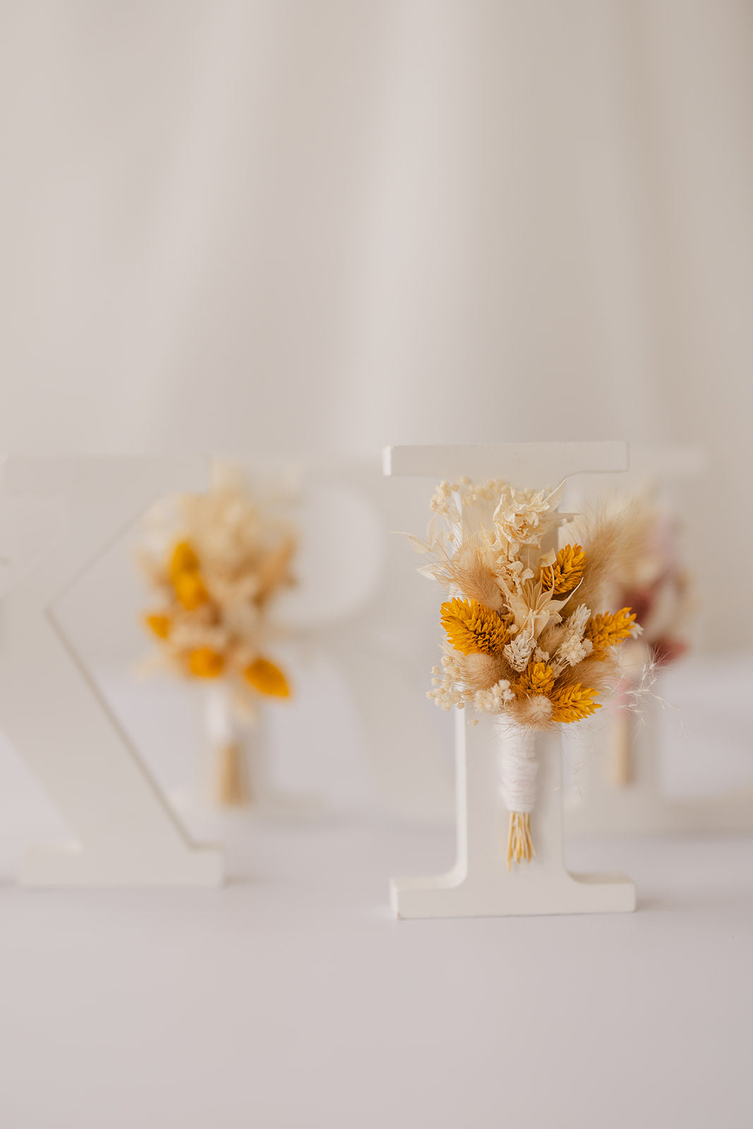 Bloemcreactie | Bloemen letter