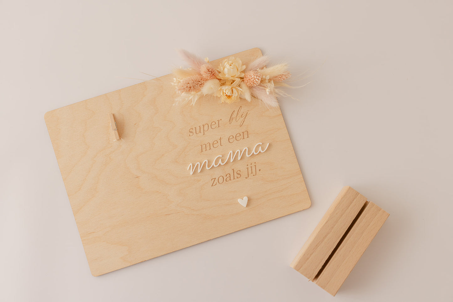 Geschenk | Fotobord " blij " **