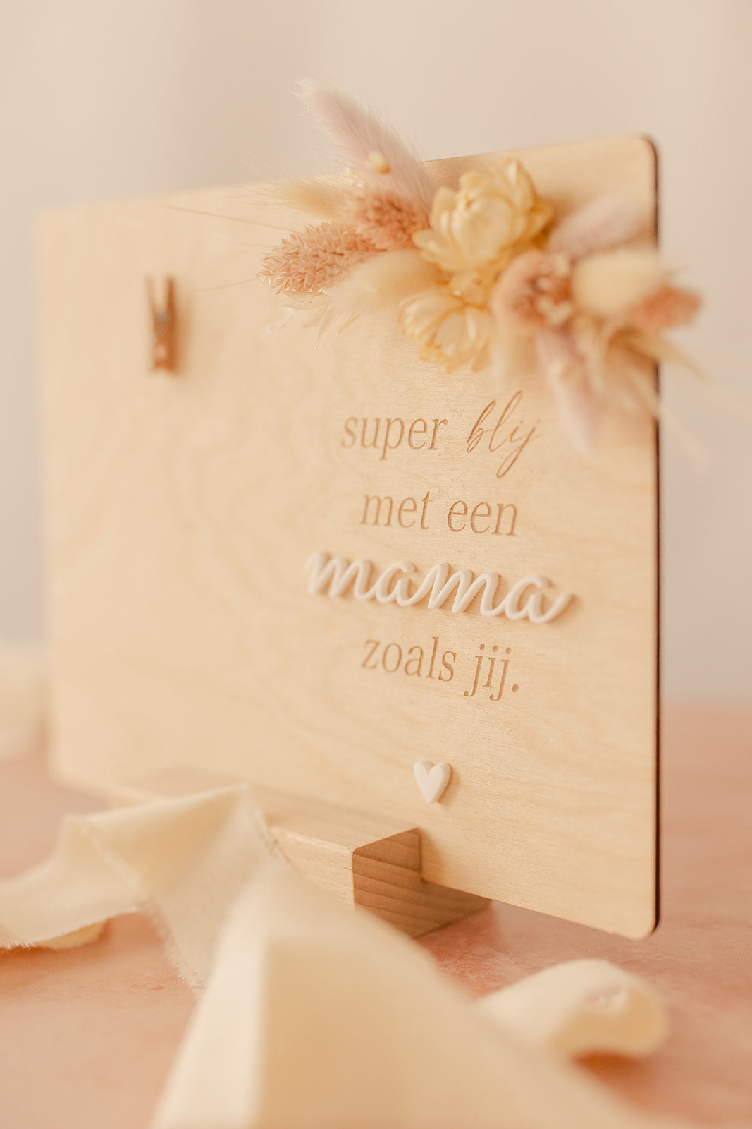 Geschenk | Fotobord " blij " **