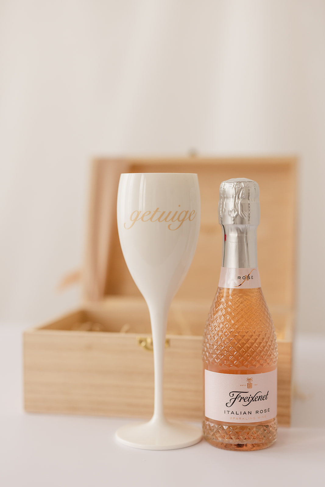 Geschenk | Champagneglas met boodschap