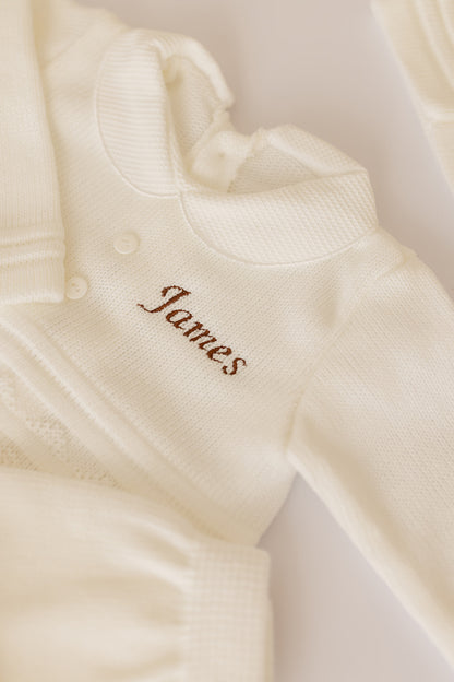 Borduren | 3-delige newbornset James