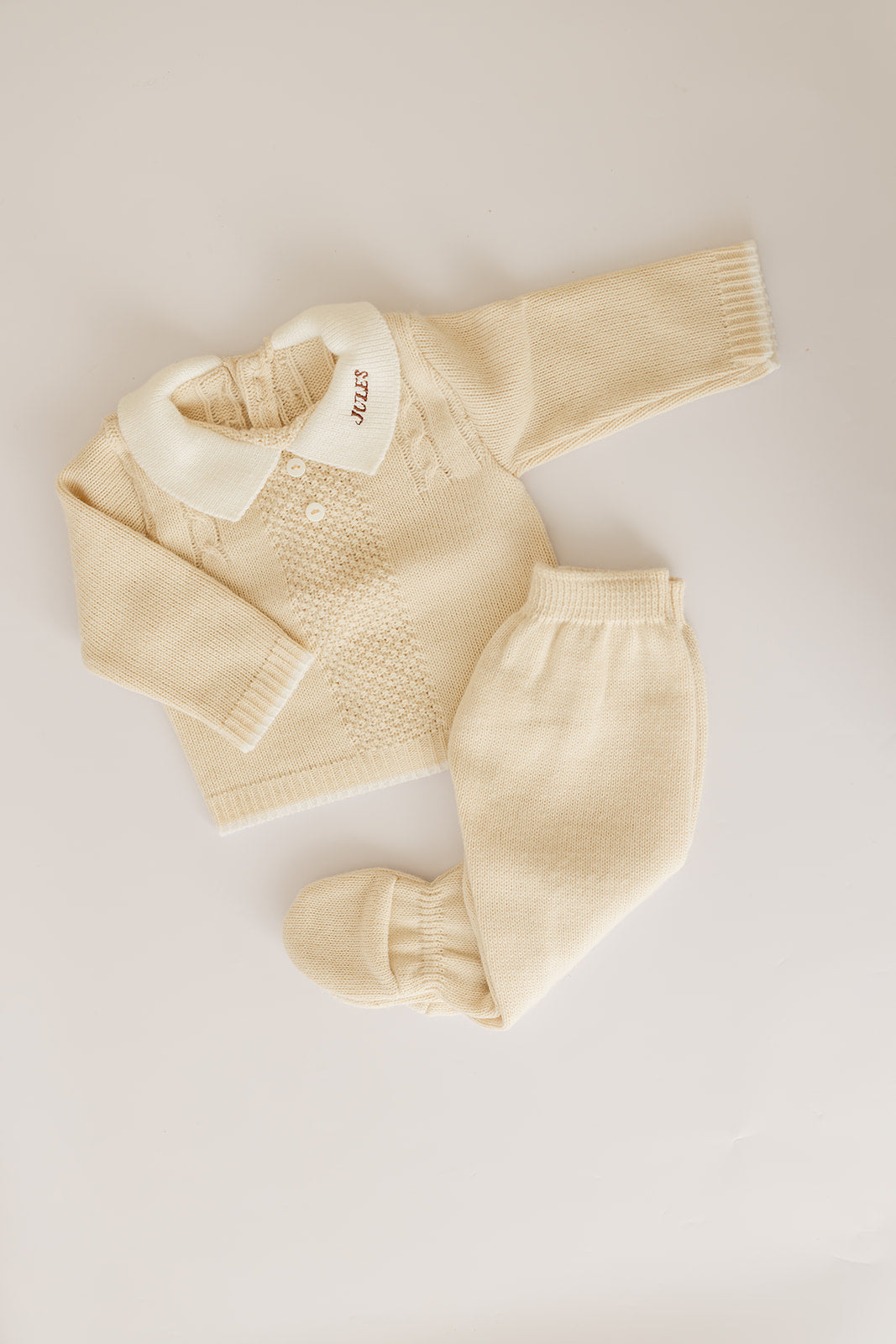 Borduren | 3-delige newbornset Jules