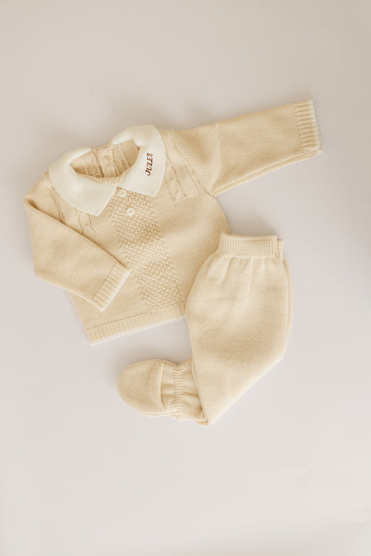 Borduren | 3-delige newbornset Jules