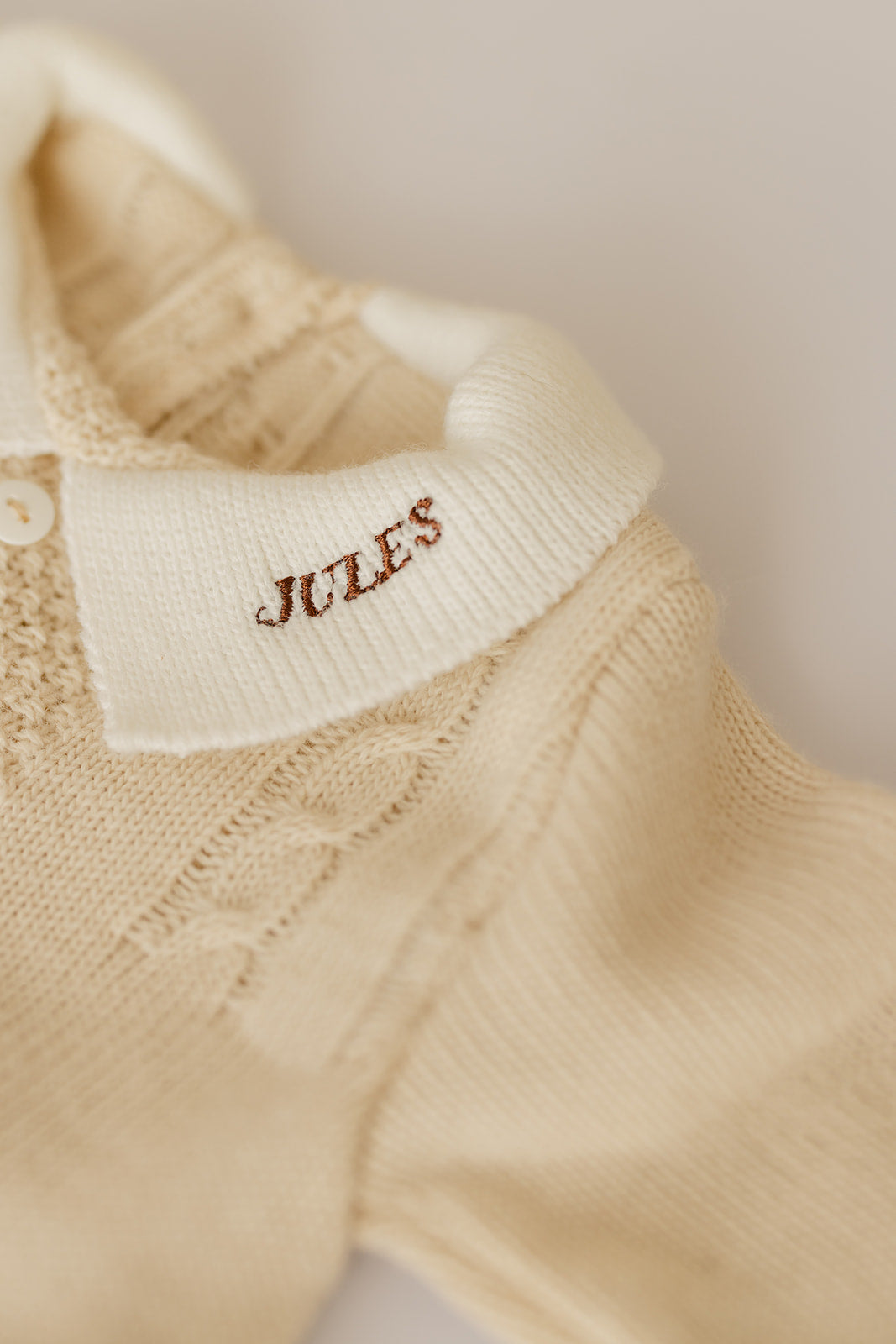 Borduren | 3-delige newbornset Jules