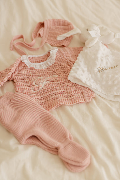 Borduren | 3-delige newbornset Florence