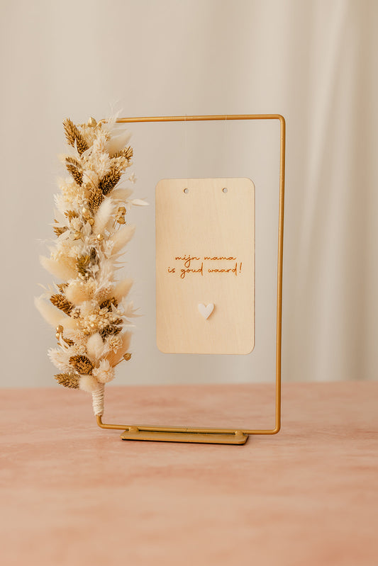 Moederdag | Flowerframe " Dankbaar "