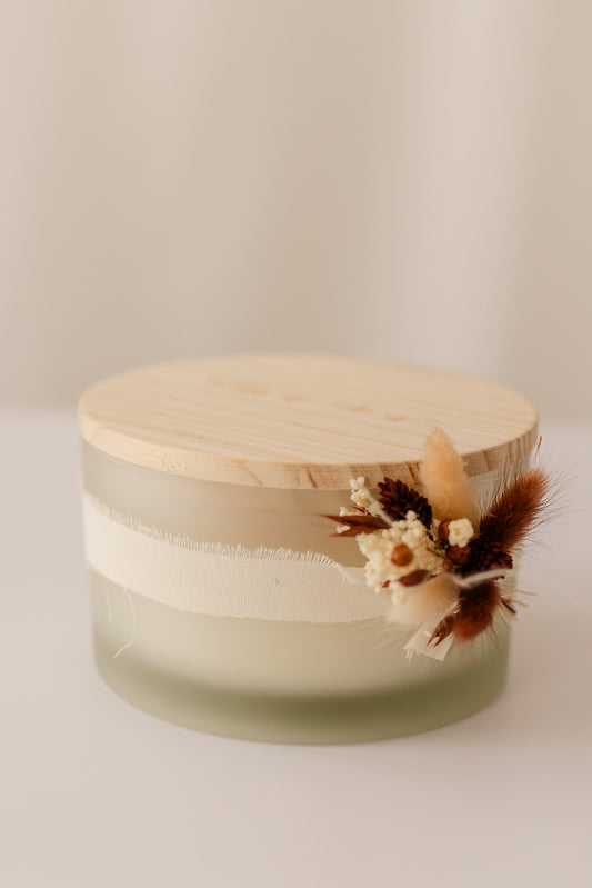 Geschenk | Luxe geurkaars met persoonlijke boodschap " off white "
