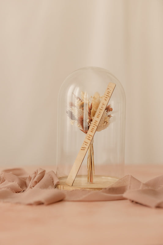 Geschenk | Bloemenstolp " wil jij mijn meter zijn? "